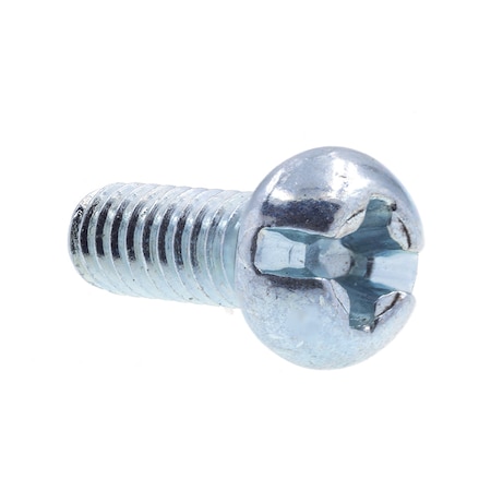 Prime-Line Machine Screw, Round, Phil/Sltd Comb Drive No. 2-56 X 1/4in Zinc Plated Steel 100PK 9002676